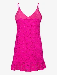 ROTATE Birger Christensen - Lace Flounce Slip Dress - slip in -mekot - pink glo - 1