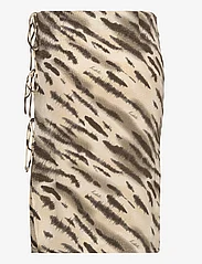 ROTATE Birger Christensen - Light Jacquard Midi Skirt - midi nederdele - putty beige comb. - 1