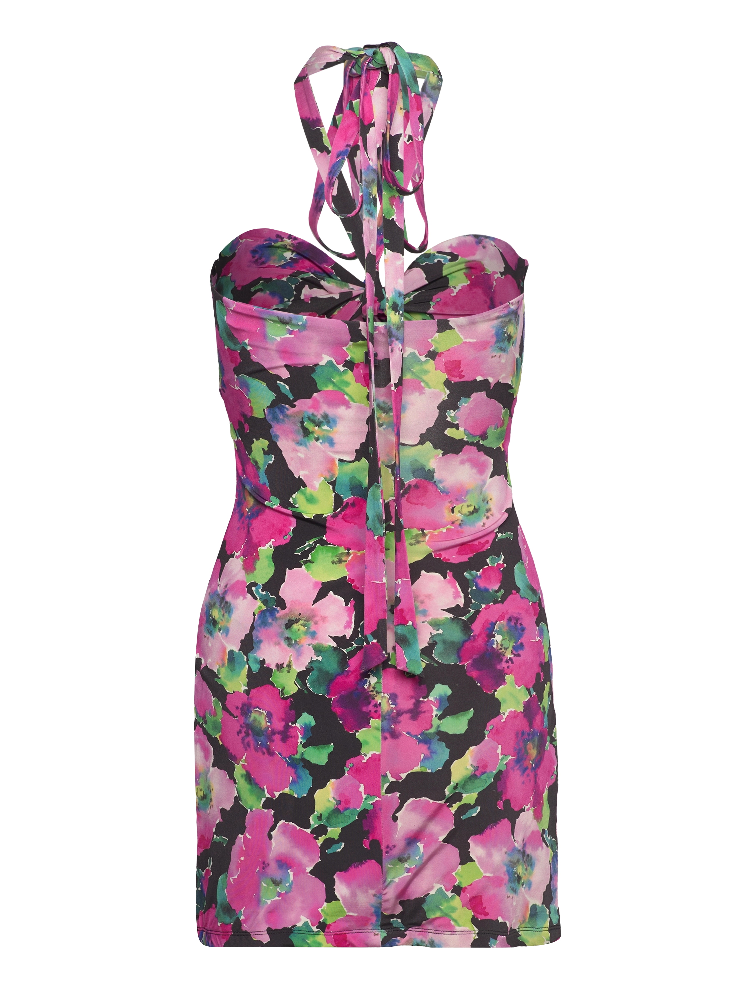 ROTATE - Satin Jersey Mini Dress - etuikleider - rose violet comb. - 2