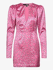 ROTATE Birger Christensen - Satin Mini Cutout Dress - sachet pink comb. - 0