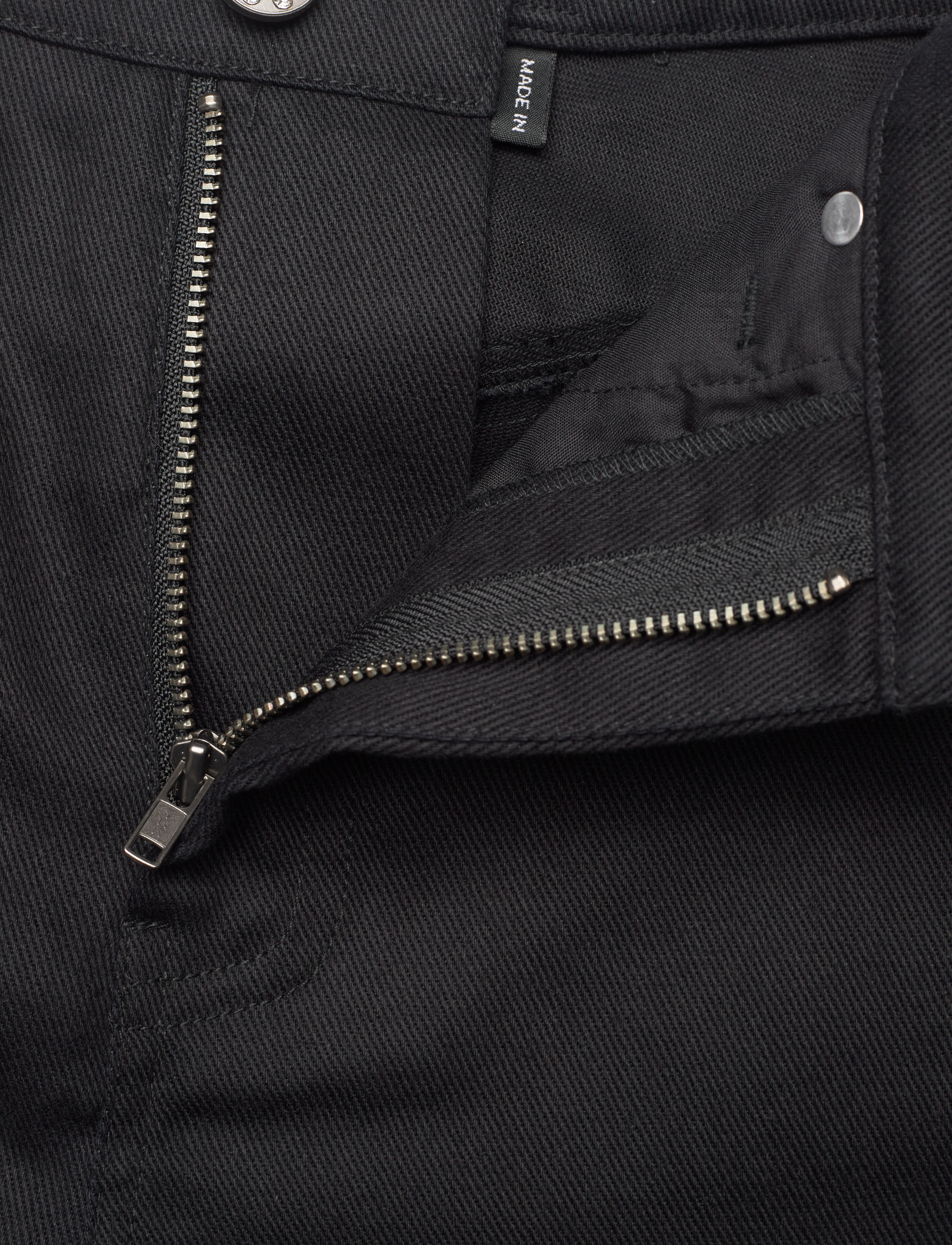 ROTATE - Twill High Rise Pants - straight jeans - black - 3