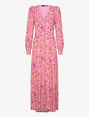 ROTATE Birger Christensen - Jacquard Maxi Dress - ilgos suknelės - fuchsia pink comb. - 0