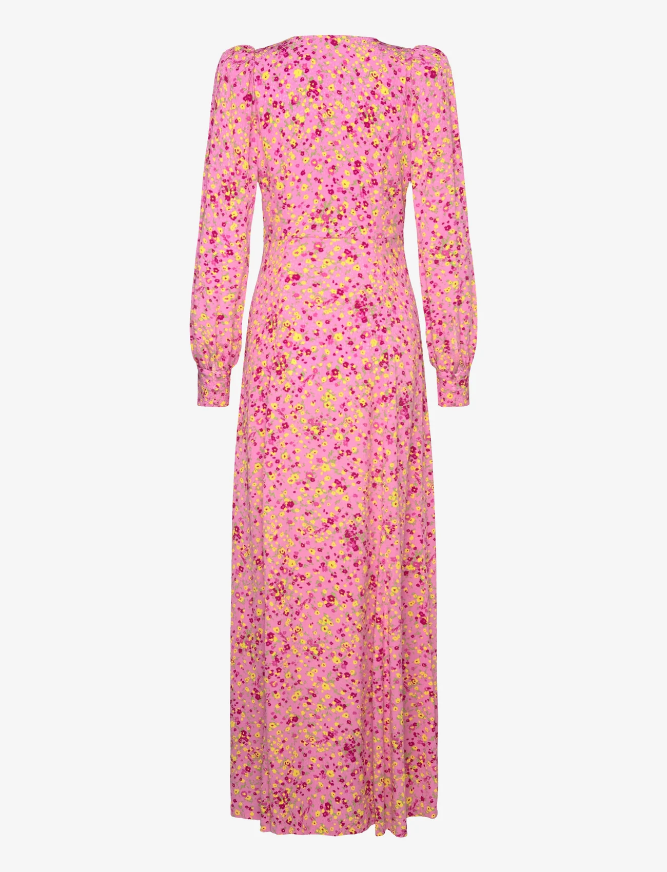 ROTATE Birger Christensen - Jacquard Maxi Dress - maxi dresses - fuchsia pink comb. - 1