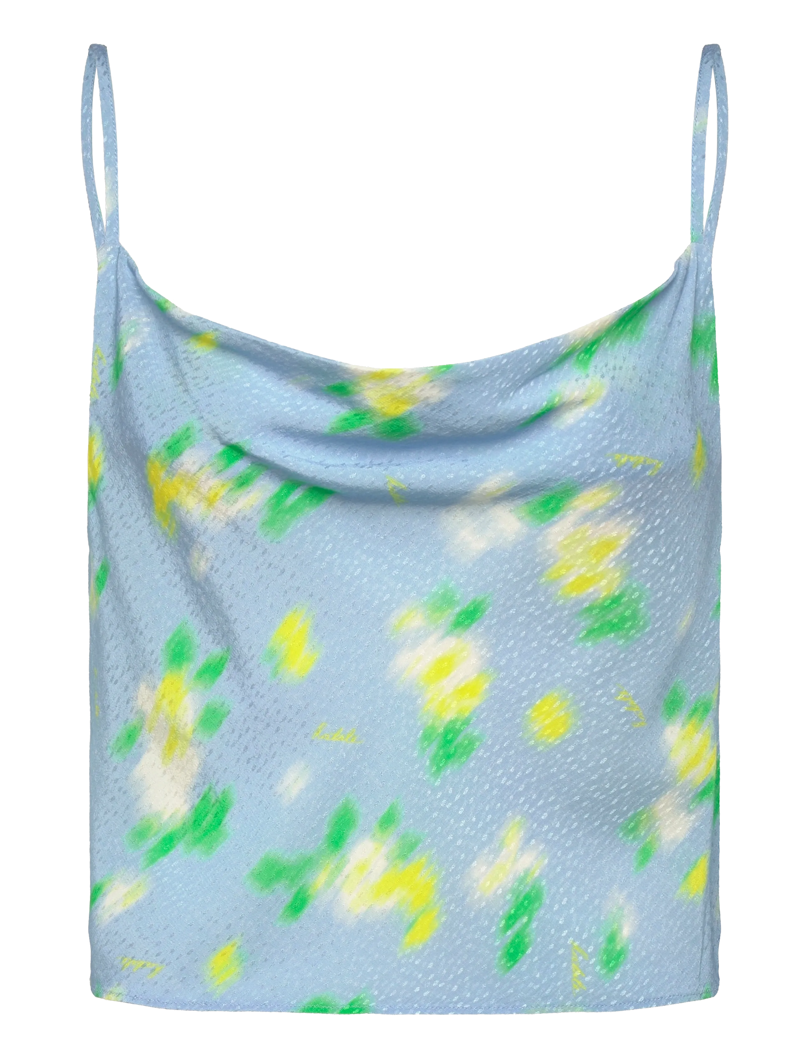 ROTATE JACQUARD SLIP TOP - ROTATE Birger Christensen - PLACID BLUE COMB. / blue