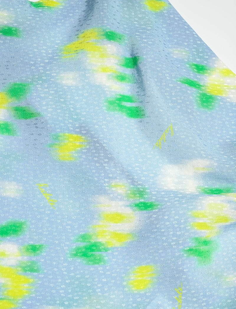 ROTATE - JACQUARD SLIP TOP - crop tops - placid blue comb. - 2