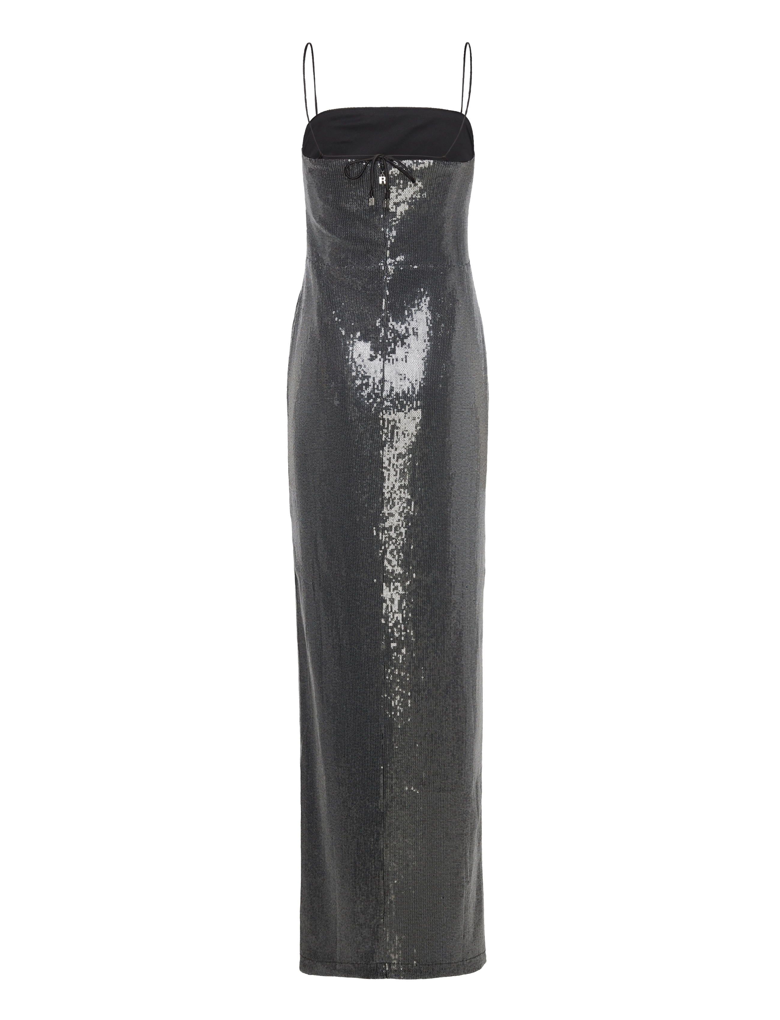 ROTATE - Sequin Maxi Slit Dress - maxikjoler - black - 1
