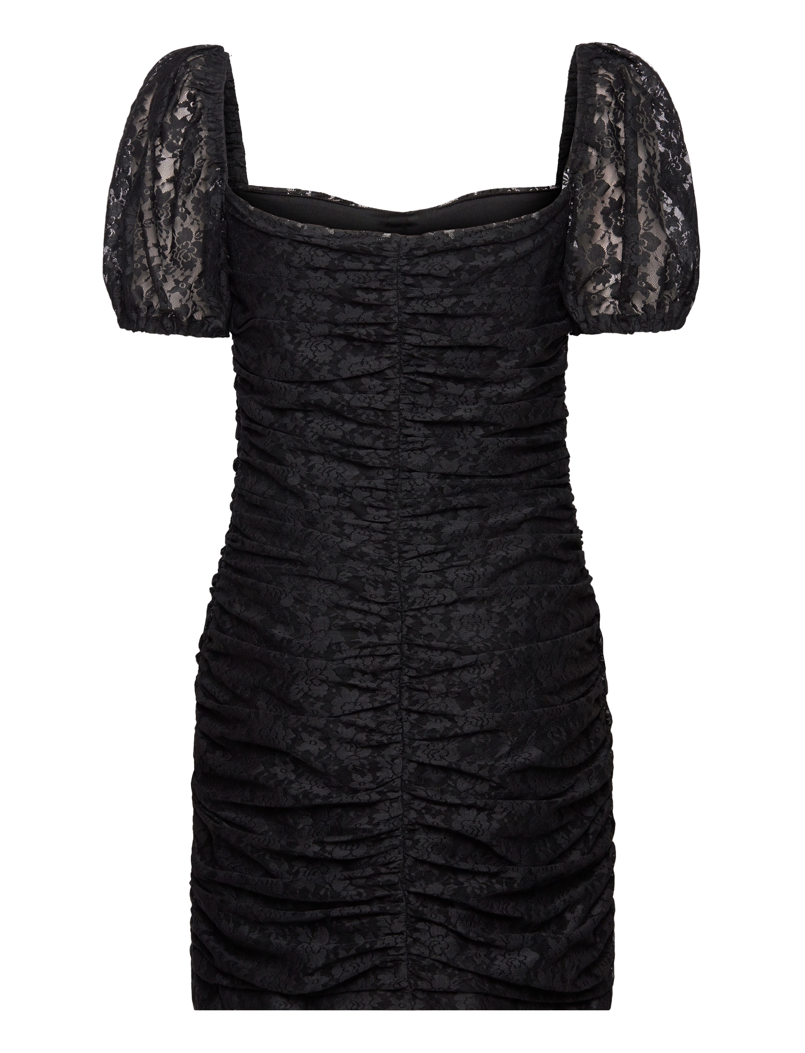 ROTATE - Lace Puff Sleeve Dress - festmode zu outlet-preisen - black - 1