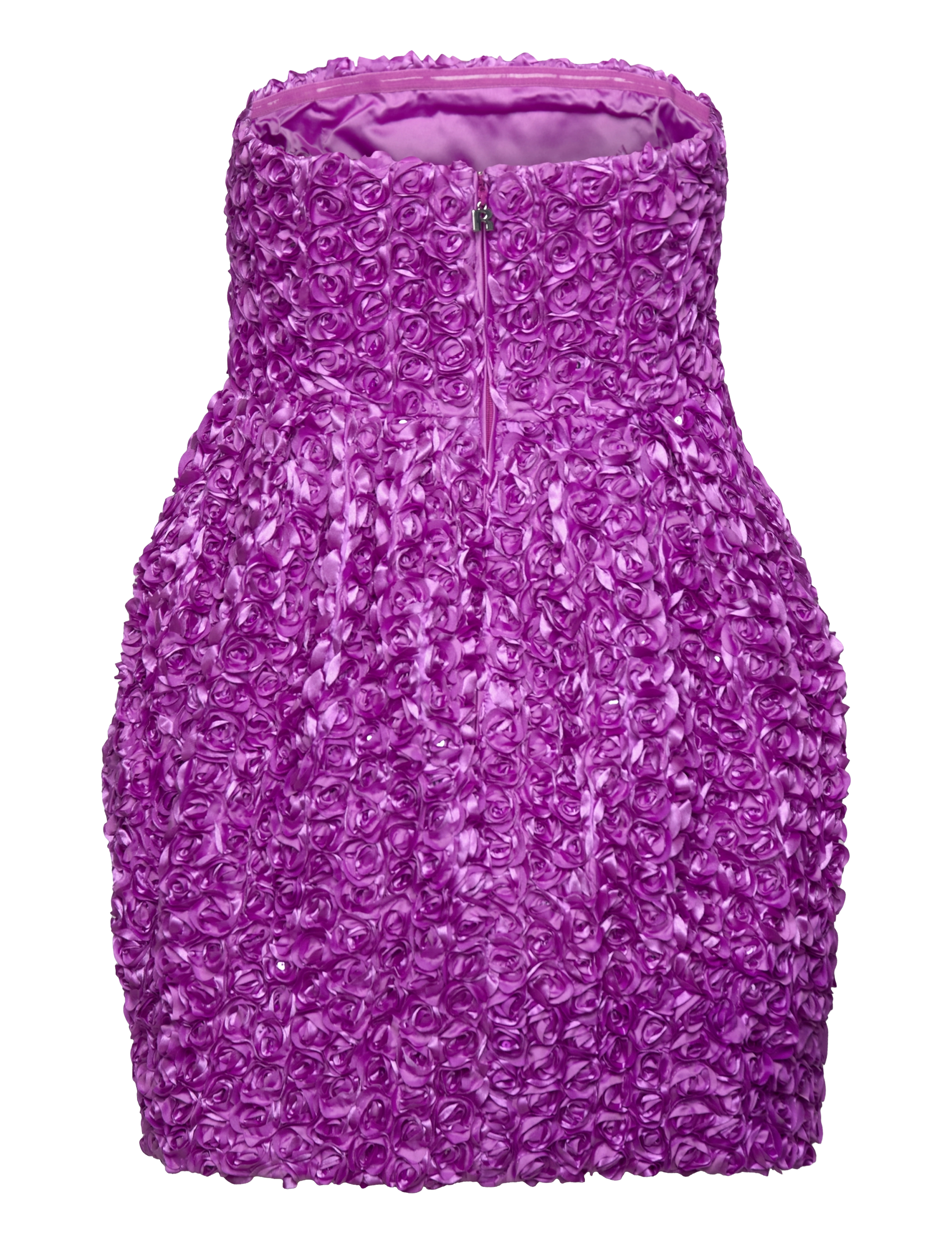 ROTATE - 3D Flower Mini Dress - festkjoler - purple cactus flower - 1