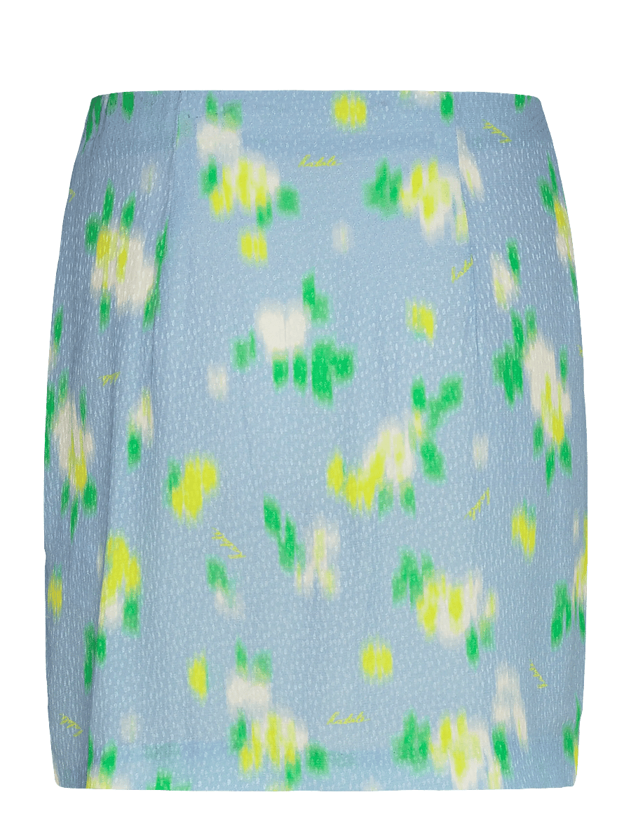 ROTATE - JACQUARD MINI SKIRT - kurze röcke - placid blue comb. - 1