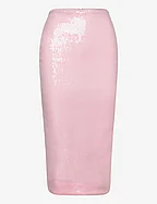 Sequin Midi Pencil Skirt - ORCHID PINK