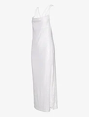 ROTATE Birger Christensen - Sequin Maxi Slip Dress - slipklänningar - bright white - 2