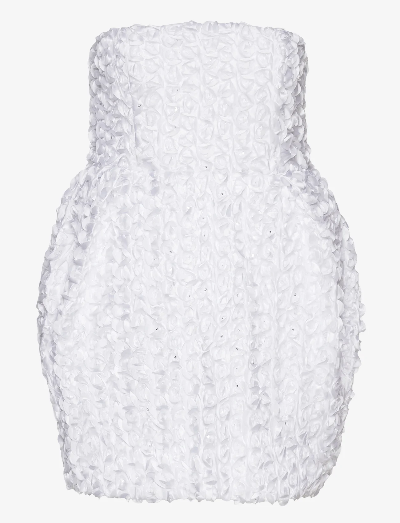 ROTATE Birger Christensen - 3D Flower Mini Dress - festmode zu outlet-preisen - bright white - 0