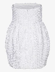 ROTATE Birger Christensen - 3D Flower Mini Dress - festmode zu outlet-preisen - bright white - 1