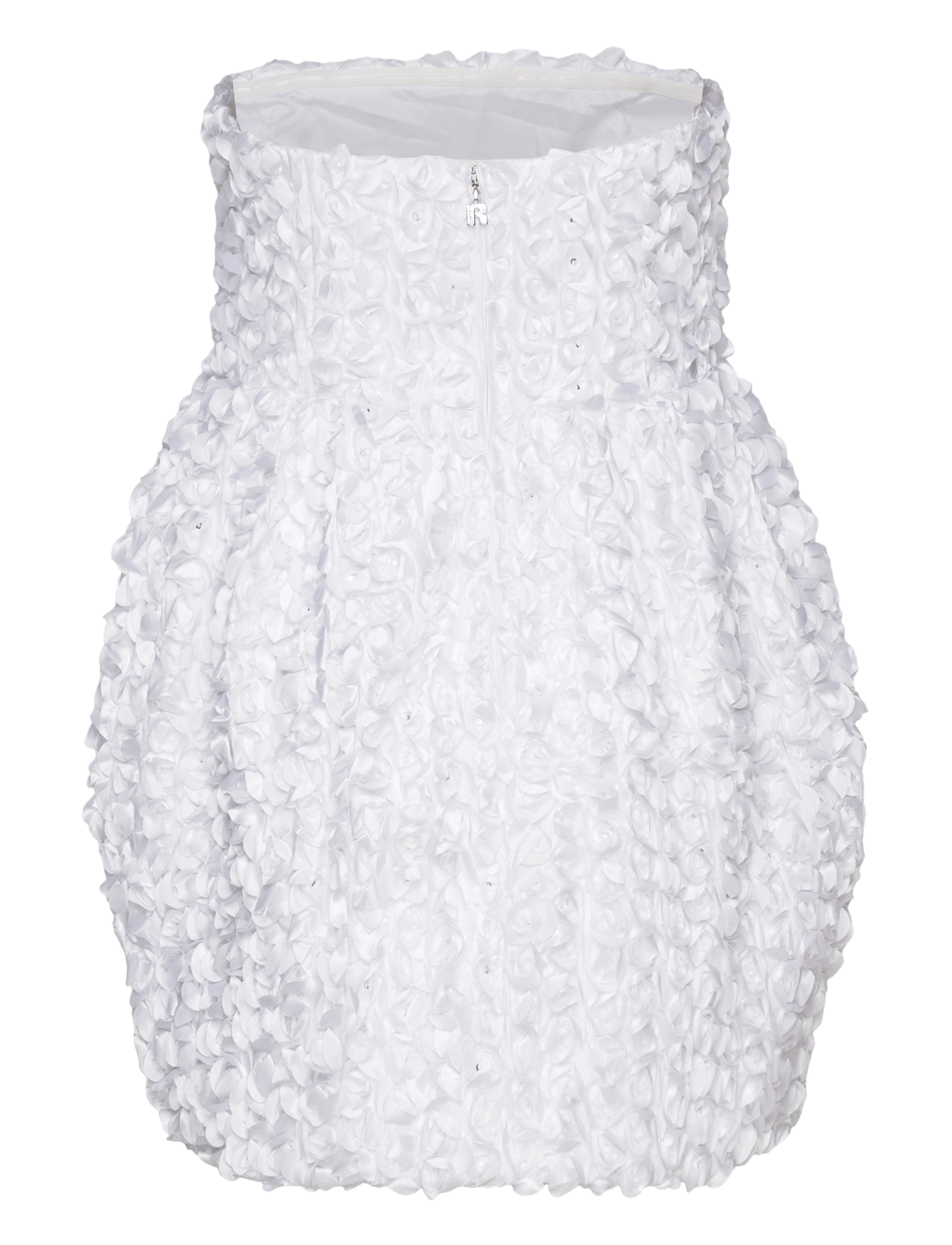 ROTATE - 3D Flower Mini Dress - festkjoler - bright white - 1