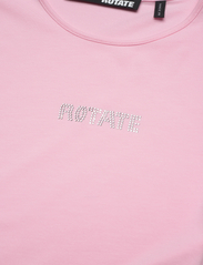 ROTATE Birger Christensen - Cropped Logo T-Shirt - crop tops - orchid pink - 2