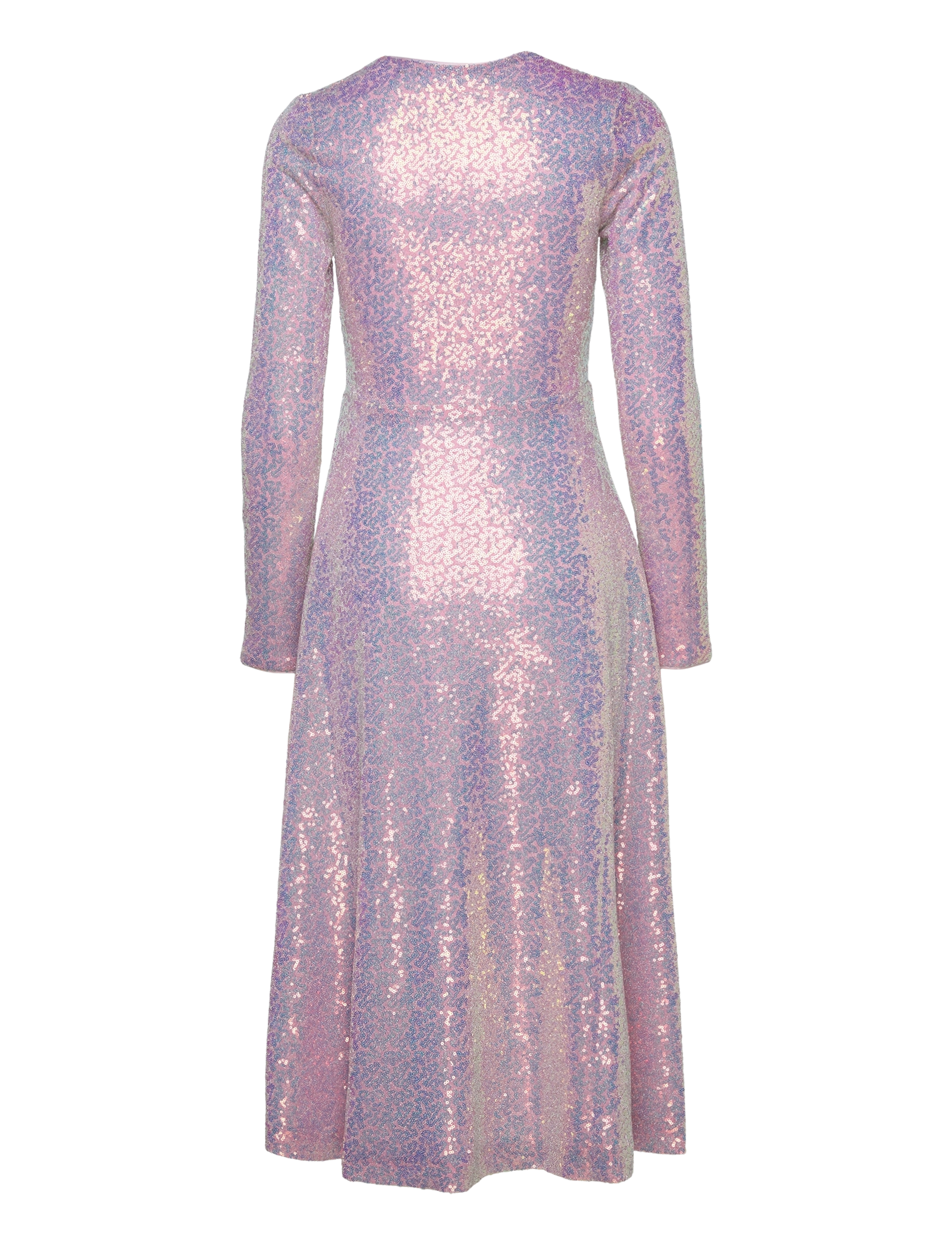 ROTATE - Sequin Midi Dress - pailletkjoler - sachet pink - 1