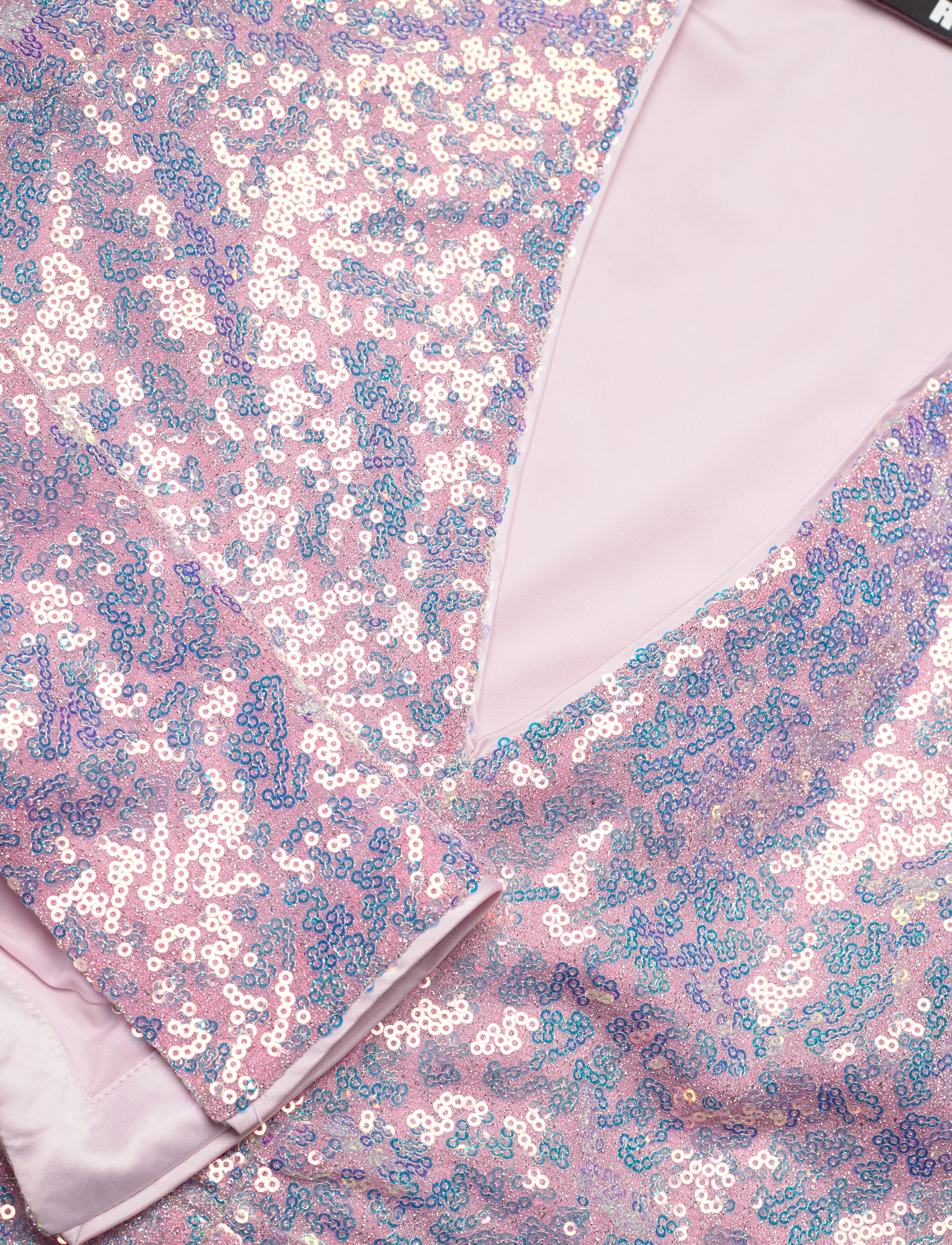 ROTATE - Sequin Midi Dress - pailletkjoler - sachet pink - 2