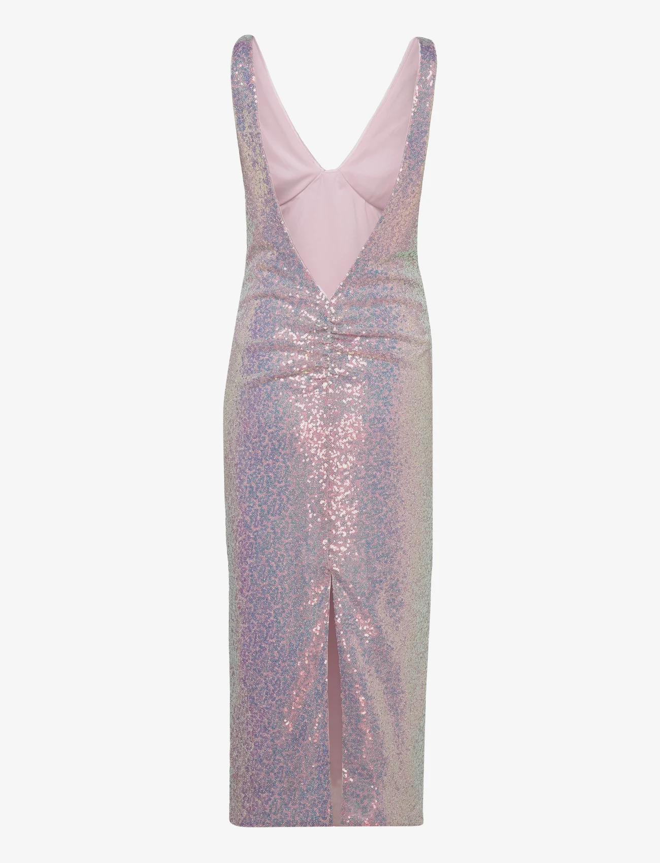 ROTATE Birger Christensen - Sequin Low Cut Back Dress - party wear at outlet prices - sachet pink - 1