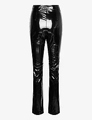 ROTATE Birger Christensen - Patent Coated Slim Pants - leather trousers - black - 1
