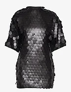 Sequins Mini Dress - BLACK