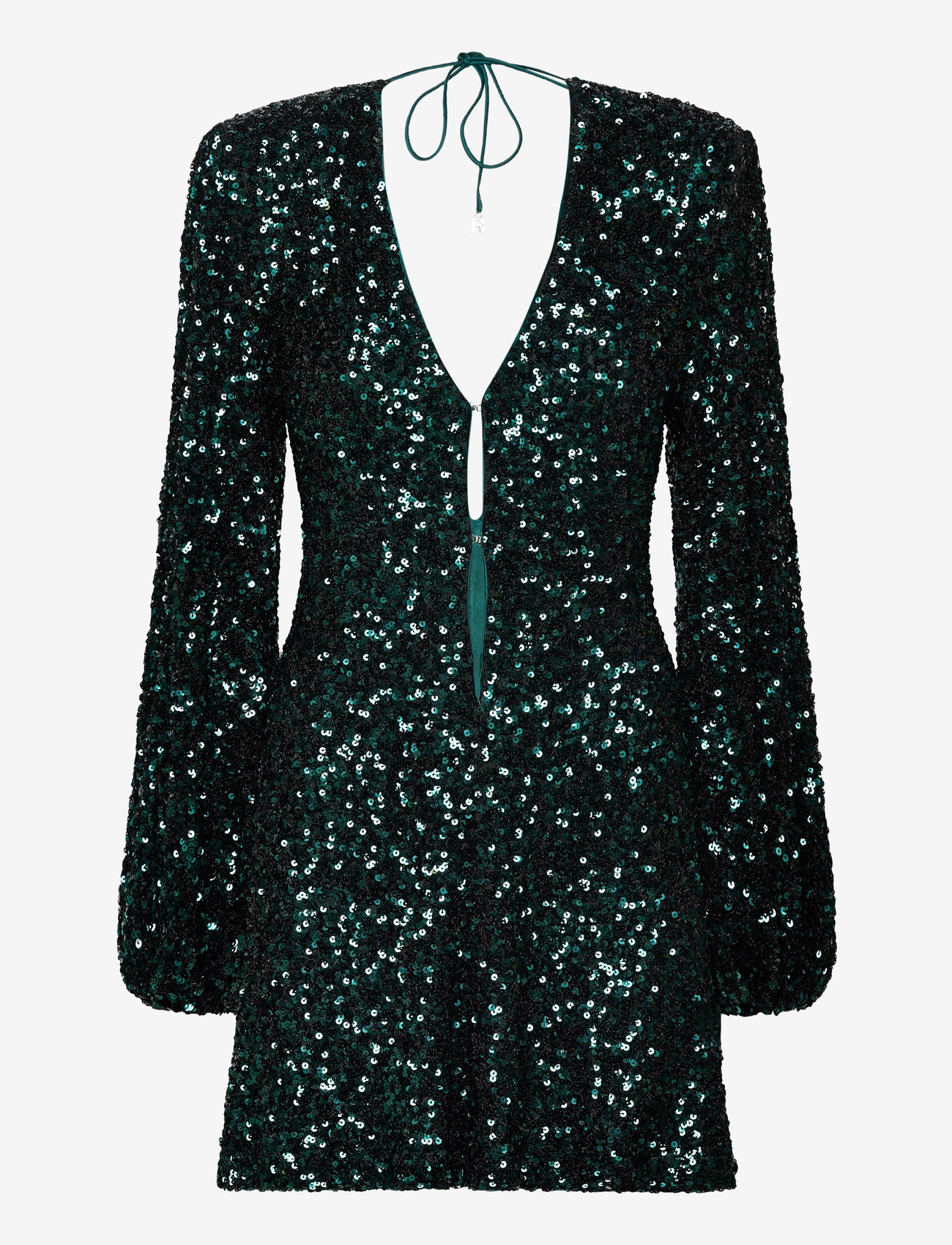 ROTATE Birger Christensen Sequins Mini Flowy Dress