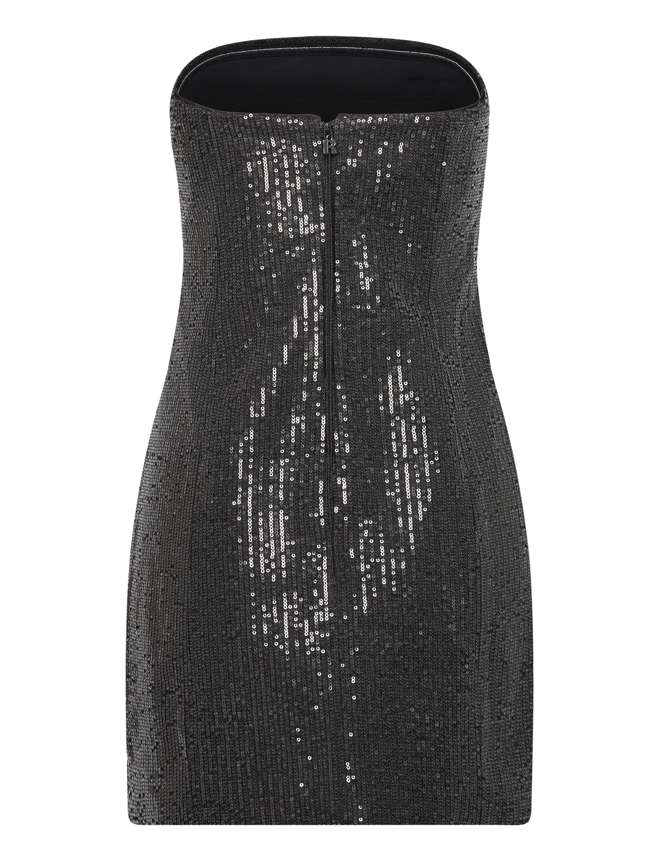 ROTATE - Twill Sequin Mini Dress - pailletkjoler - black - 1