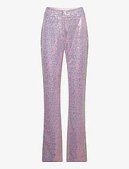 ROTATE Birger Christensen - Sequin Straight Pants - vakarėlių drabužiai išparduotuvių kainomis - sachet pink - 0