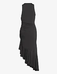ROTATE Birger Christensen - Slinky Asymmetric Dress - etuikleider - black - 1