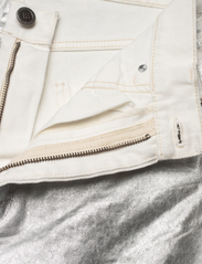 ROTATE Birger Christensen - Coated Denim Pants - straight jeans - white alyssum - 3