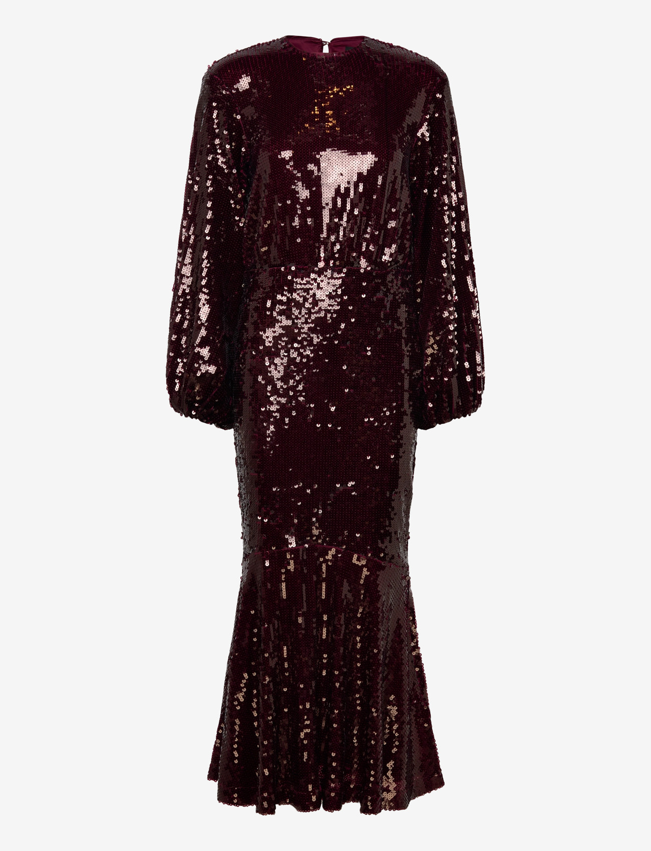 ROTATE - SEQUINS MAXI DRESS - aftenkjoler - zinfandel - 0