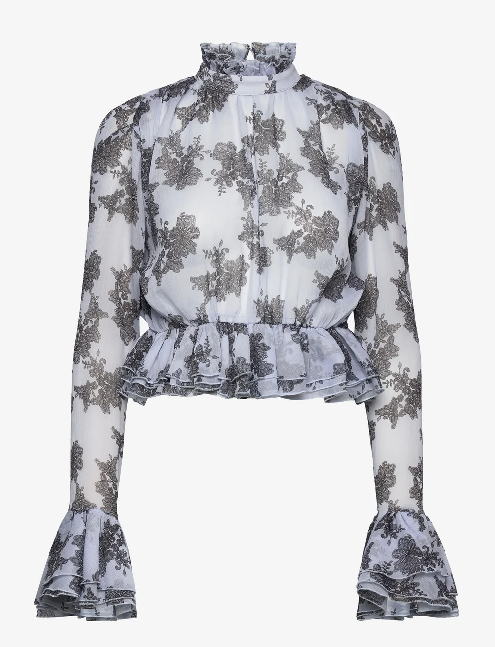 Chiffon top ruffle top