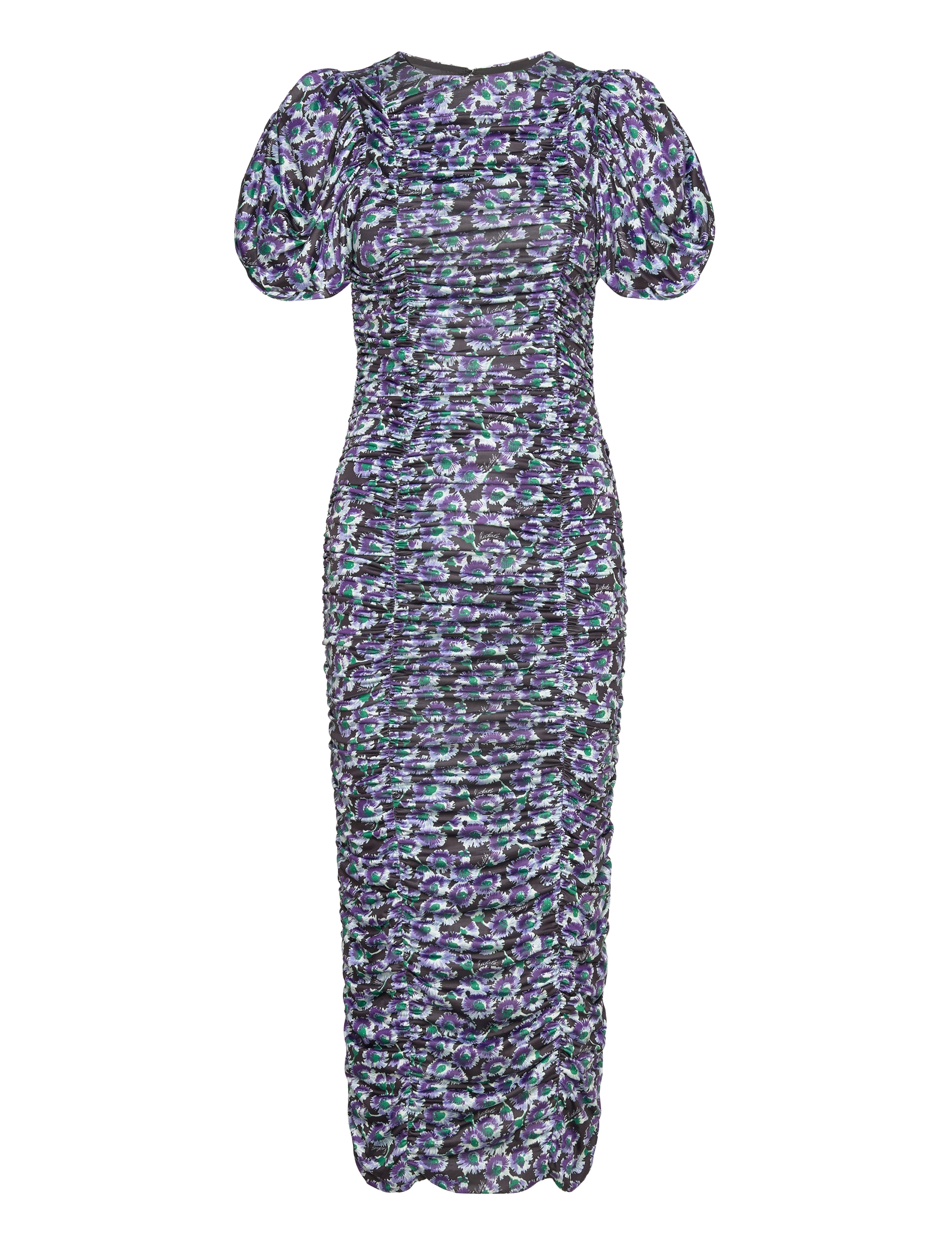 Coated Jersey Puffy Dress - TAP SHOE COMB.
