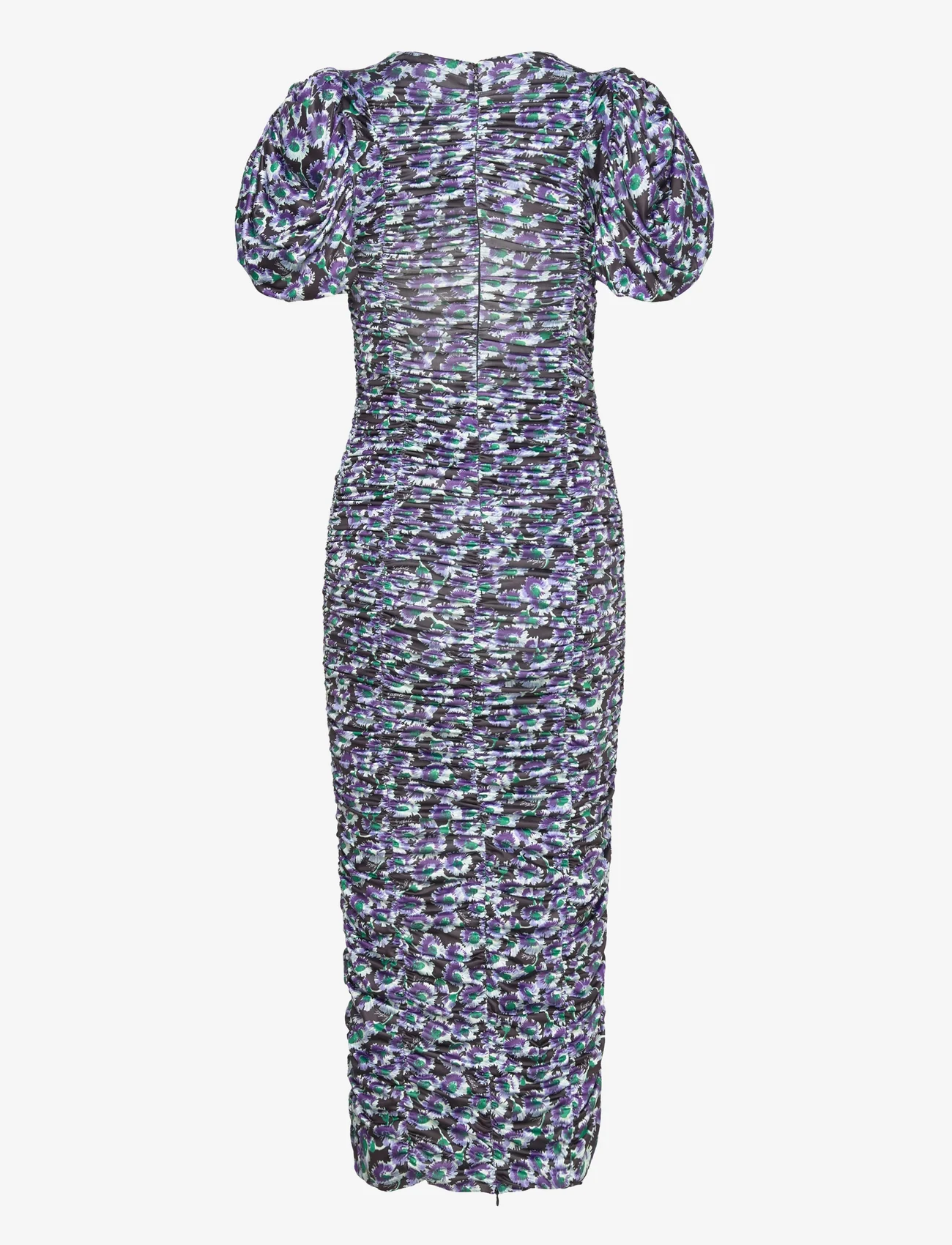 ROTATE Birger Christensen - Coated Jersey Puffy Dress - bodycon dresses - tap shoe comb. - 1