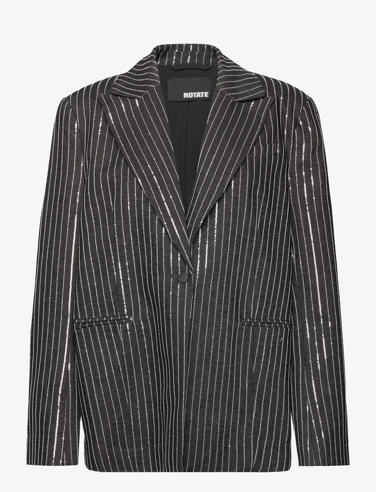 ROTATE Birger Christensen - Sequin Twill Blazer - feestelijke kleding voor outlet-prijzen - black - 0