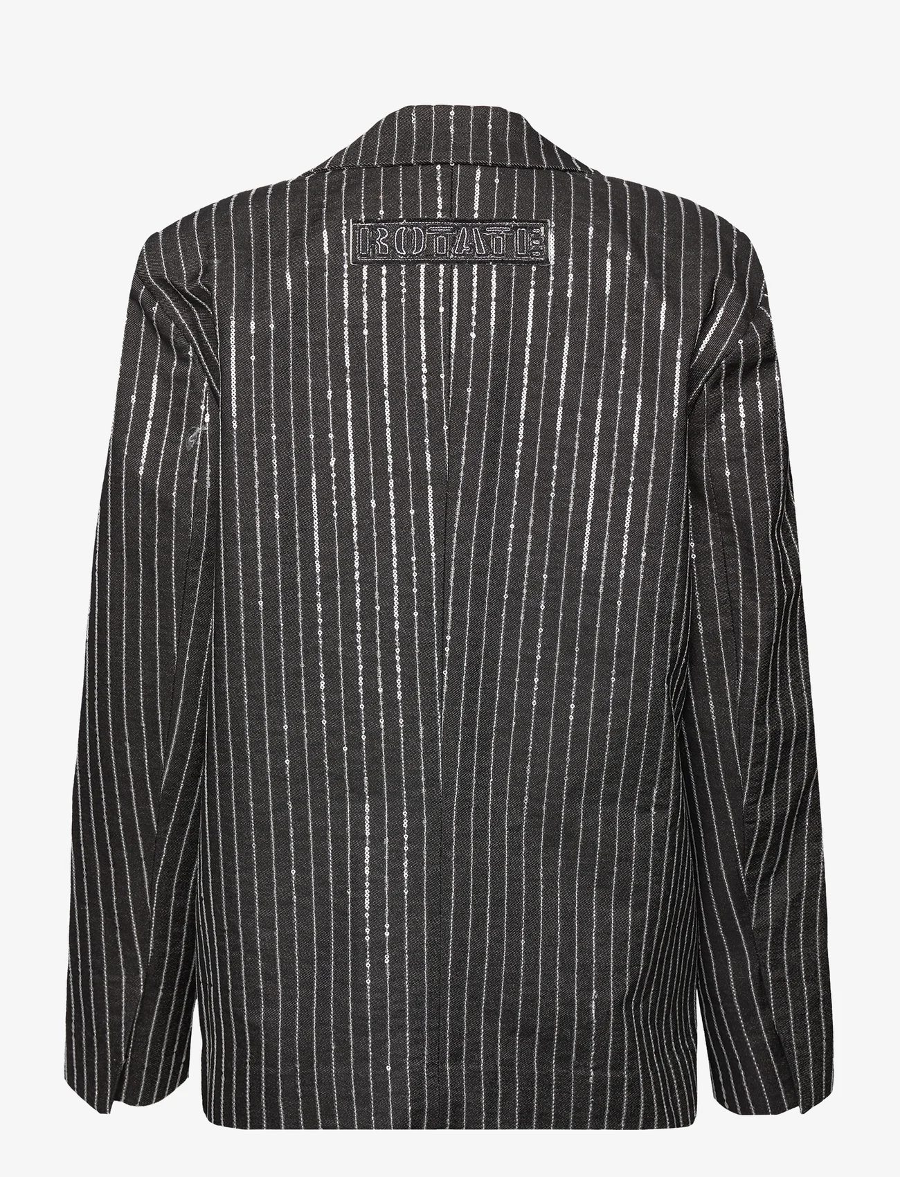 ROTATE Birger Christensen - Sequin Twill Blazer - party wear at outlet prices - black - 1