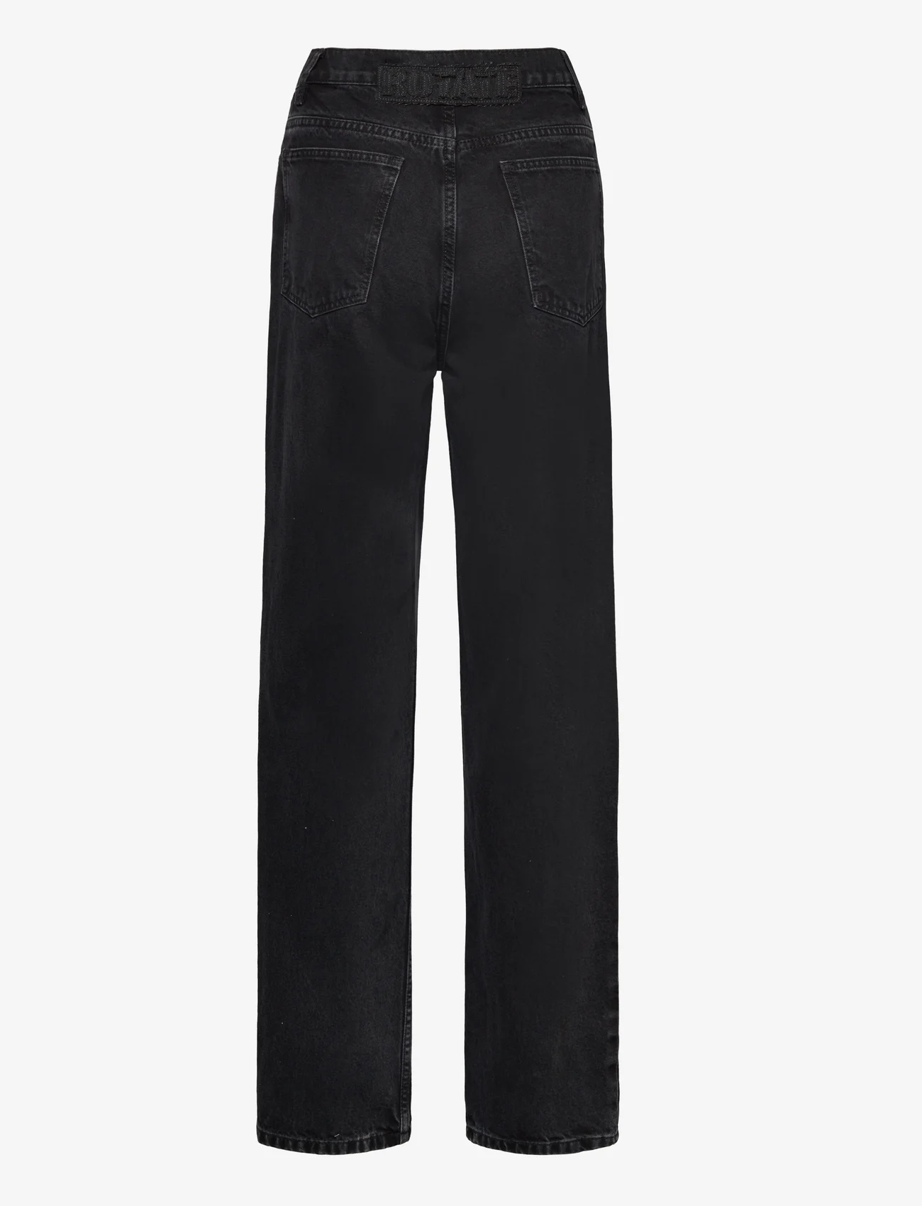 ROTATE Birger Christensen - Washed Denim Jeans - straight jeans - black - washed - 1