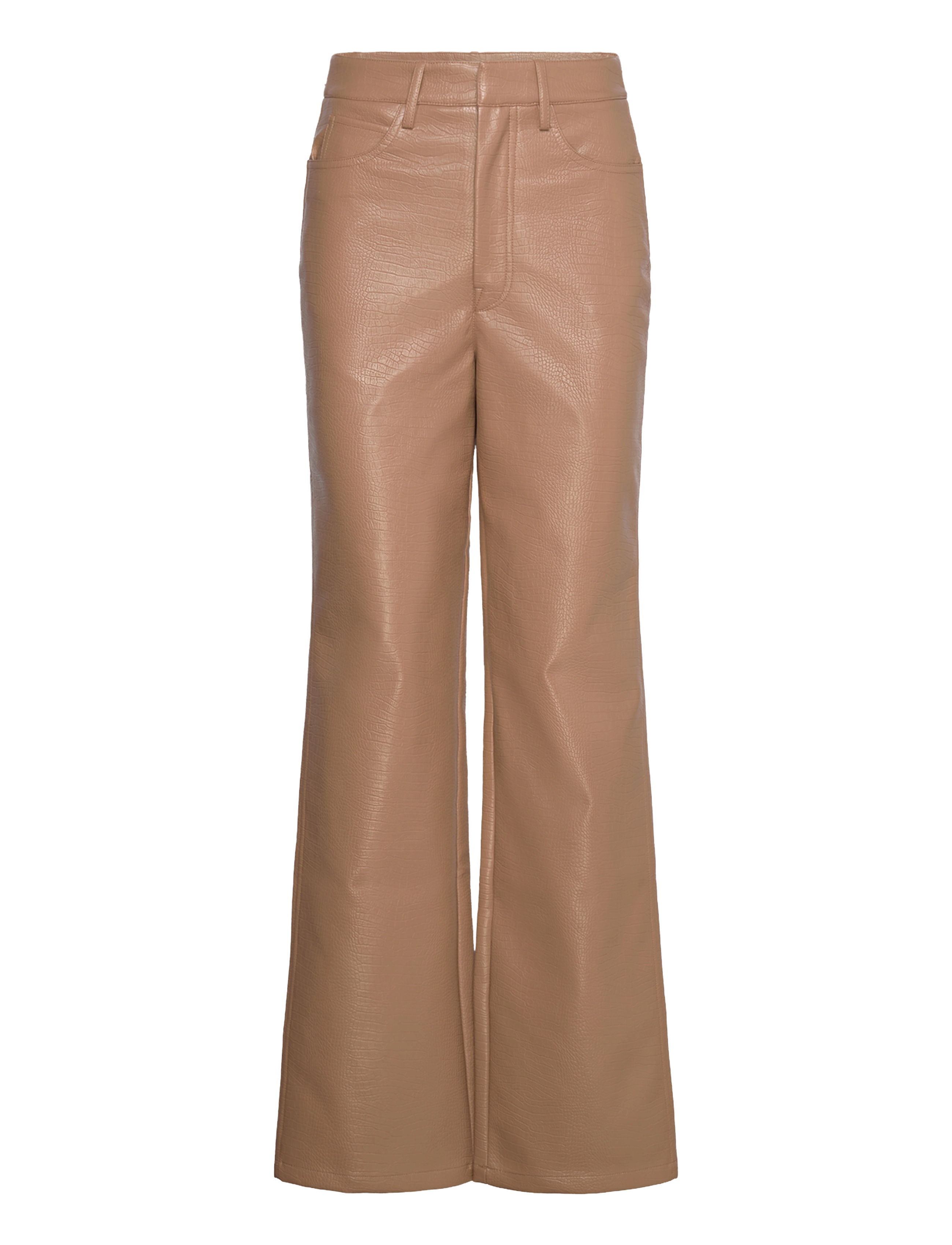 ROTATE Textured Straight Hosen Beige - 36 - Damen