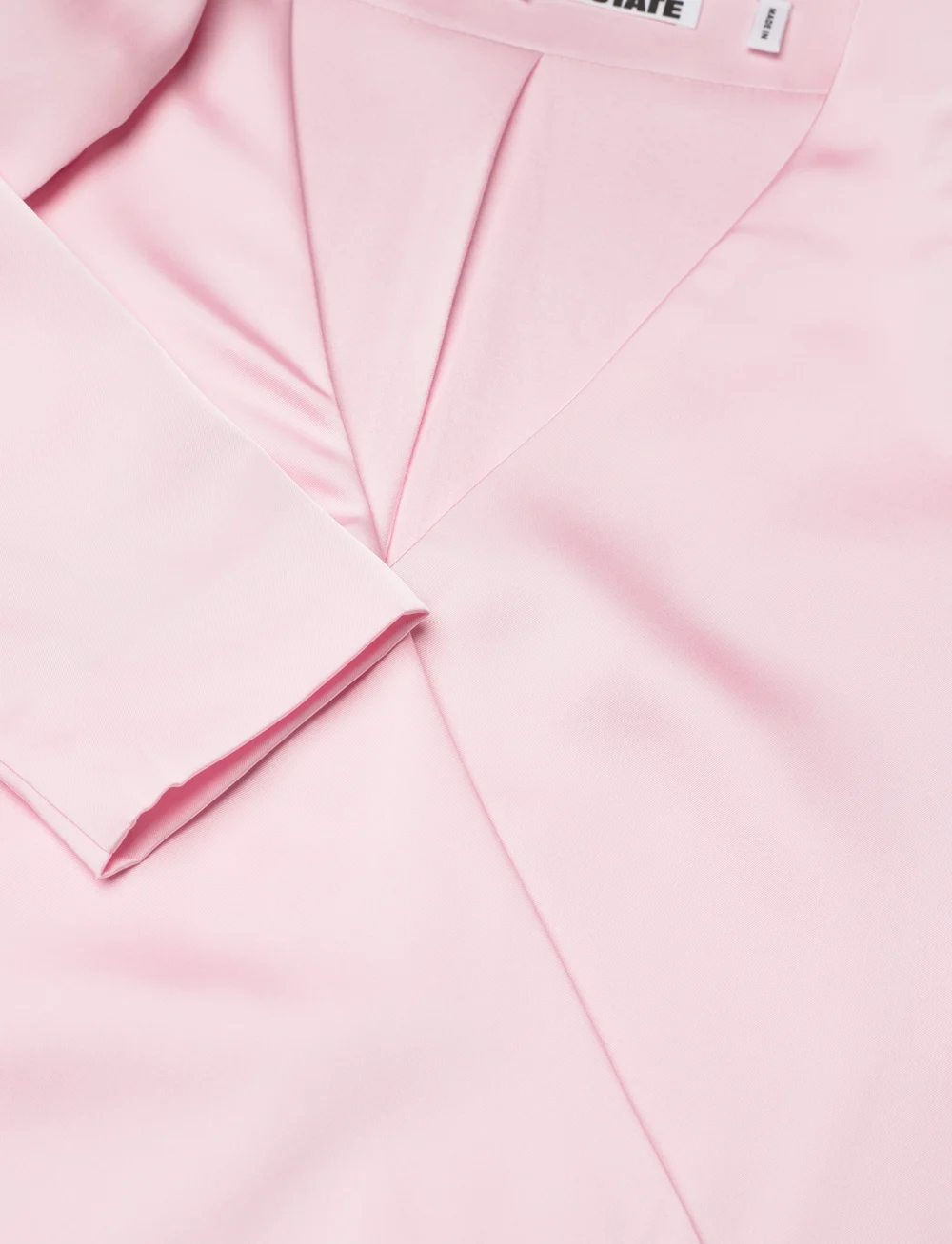 ROTATE Birger Christensen - SATIN MIDI WRAP DRESS - slå-om-kjoler - blushing bride - 2