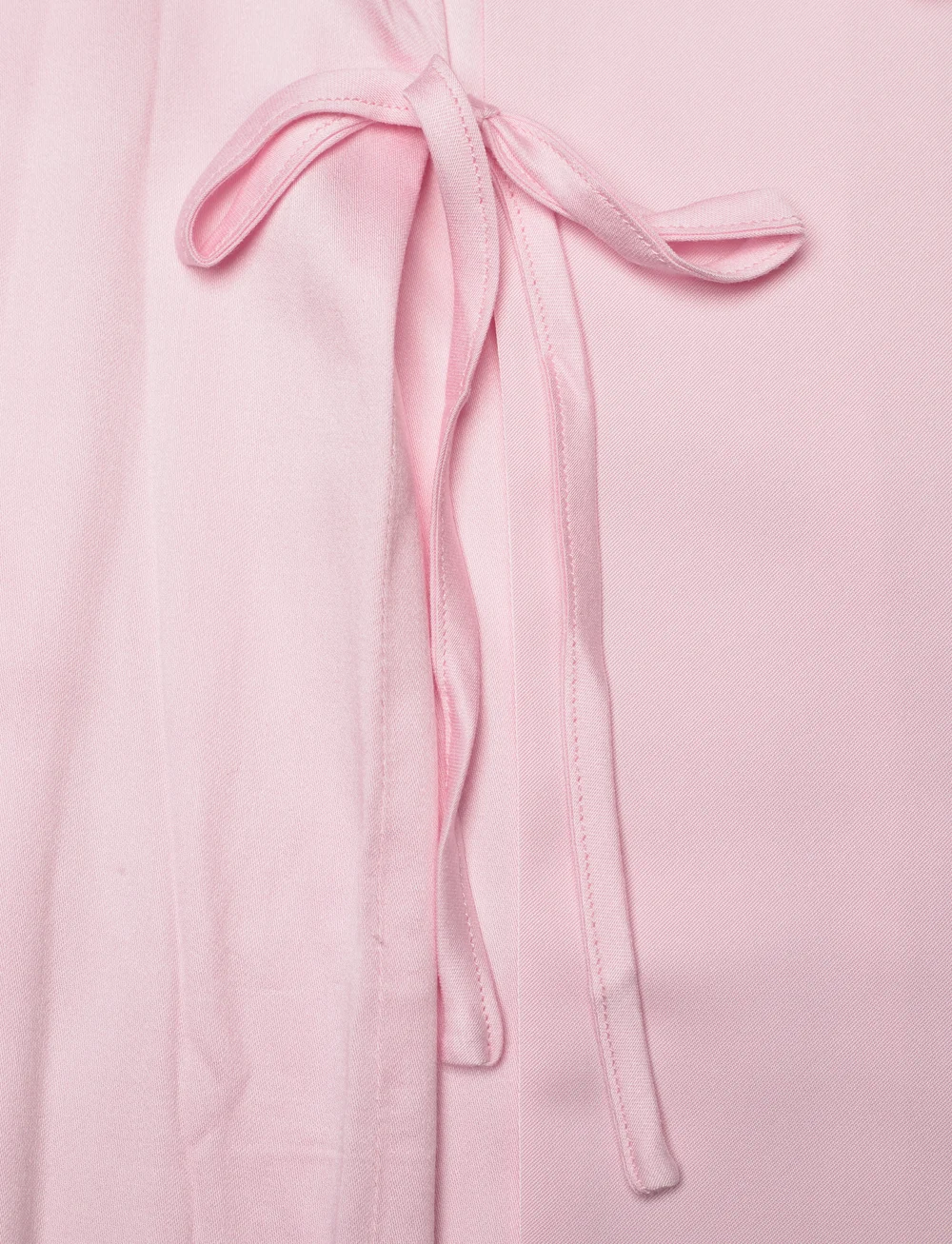 ROTATE Birger Christensen - SATIN MIDI WRAP DRESS - slå-om-kjoler - blushing bride - 3