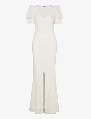 ROTATE Birger Christensen - LACE PUFFY MAXI DRESS - peoriided outlet-hindadega - egret - 0