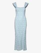 LACE WIDE STRAP DRESS - OMPHALODES