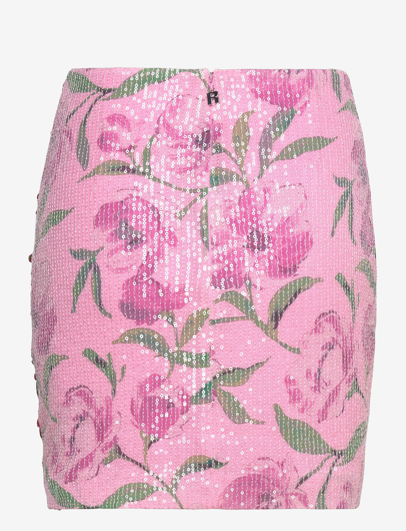 ROTATE Birger Christensen - PRINTED MINI SKIRT - short skirts - wildeve + prism pink comb. - 1