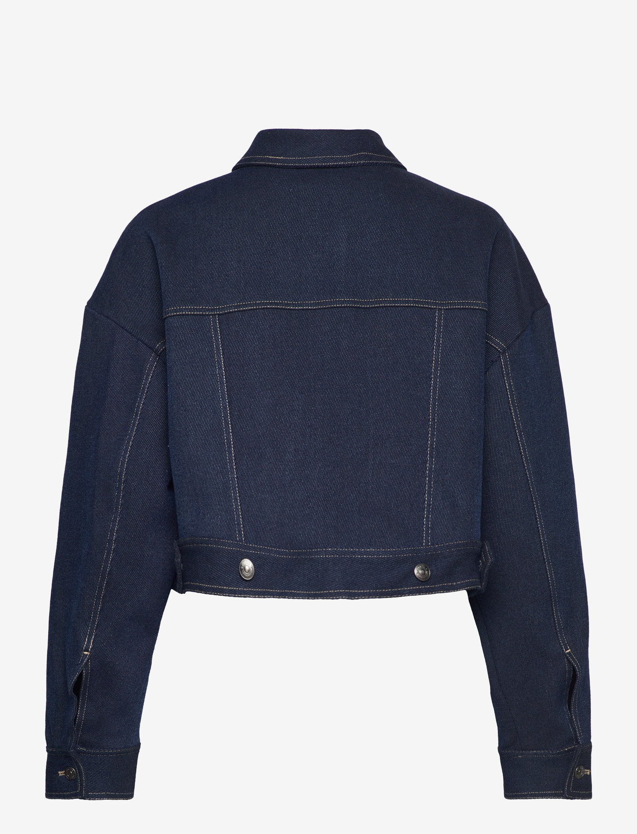 ROTATE Birger Christensen - STRETCH CROPPED JACKET - kevadjakid - medium blue denim - 1