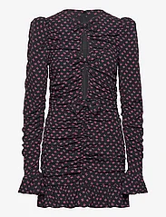 ROTATE Birger Christensen - Jacquard Mini Dress - short dresses - raspberry rose comb. - 0
