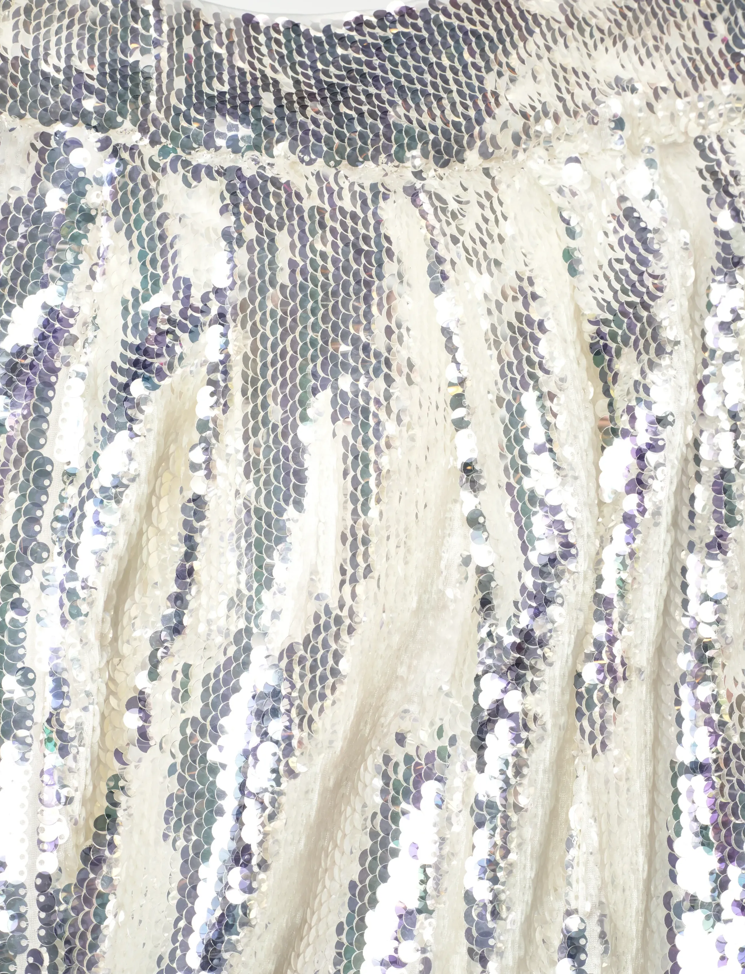 ROTATE Birger Christensen - MID WAIST WIDE LEG PANTS - bright white - 2