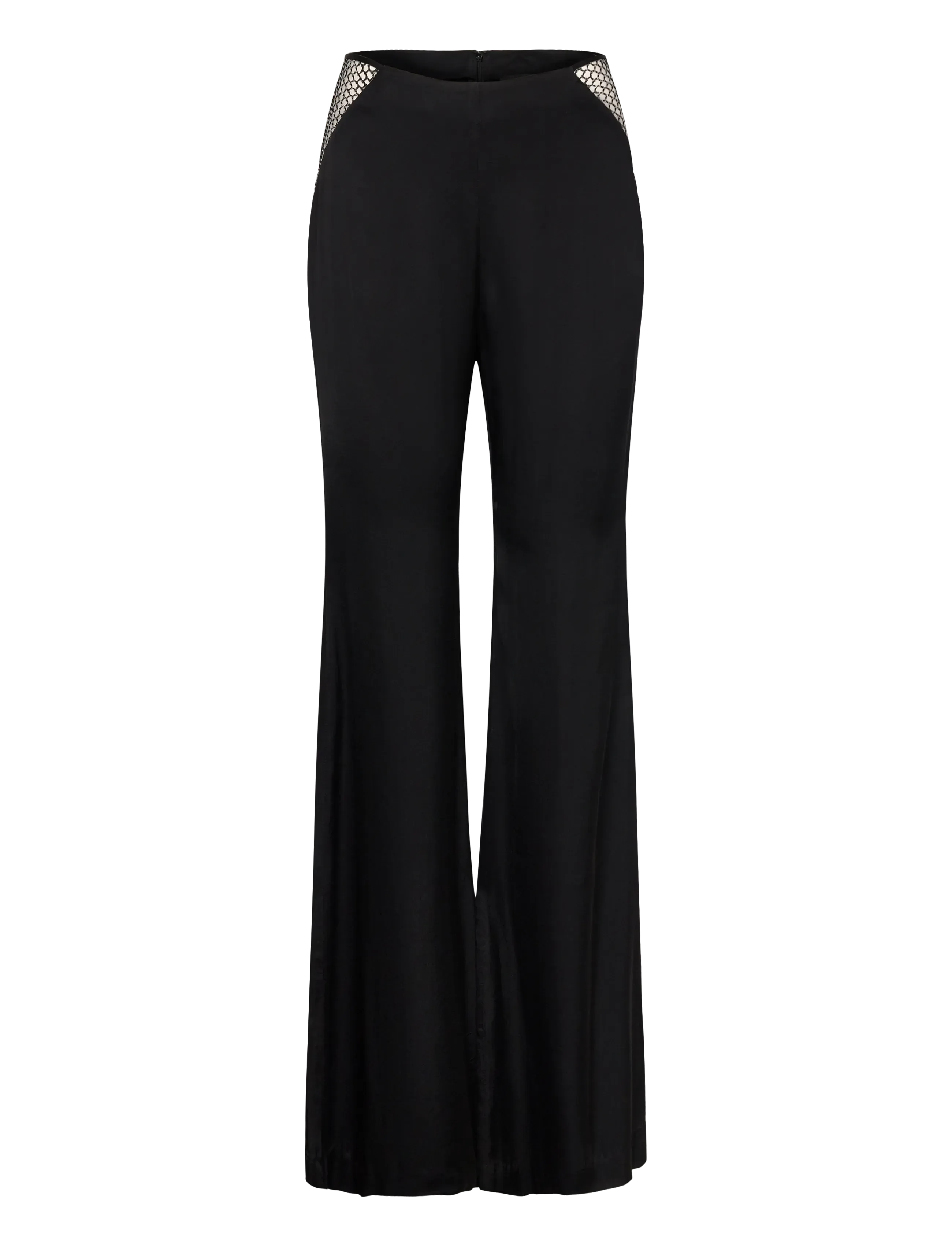ROTATE Mid Waist Flared Hosen Schwarz - 38 - Damen