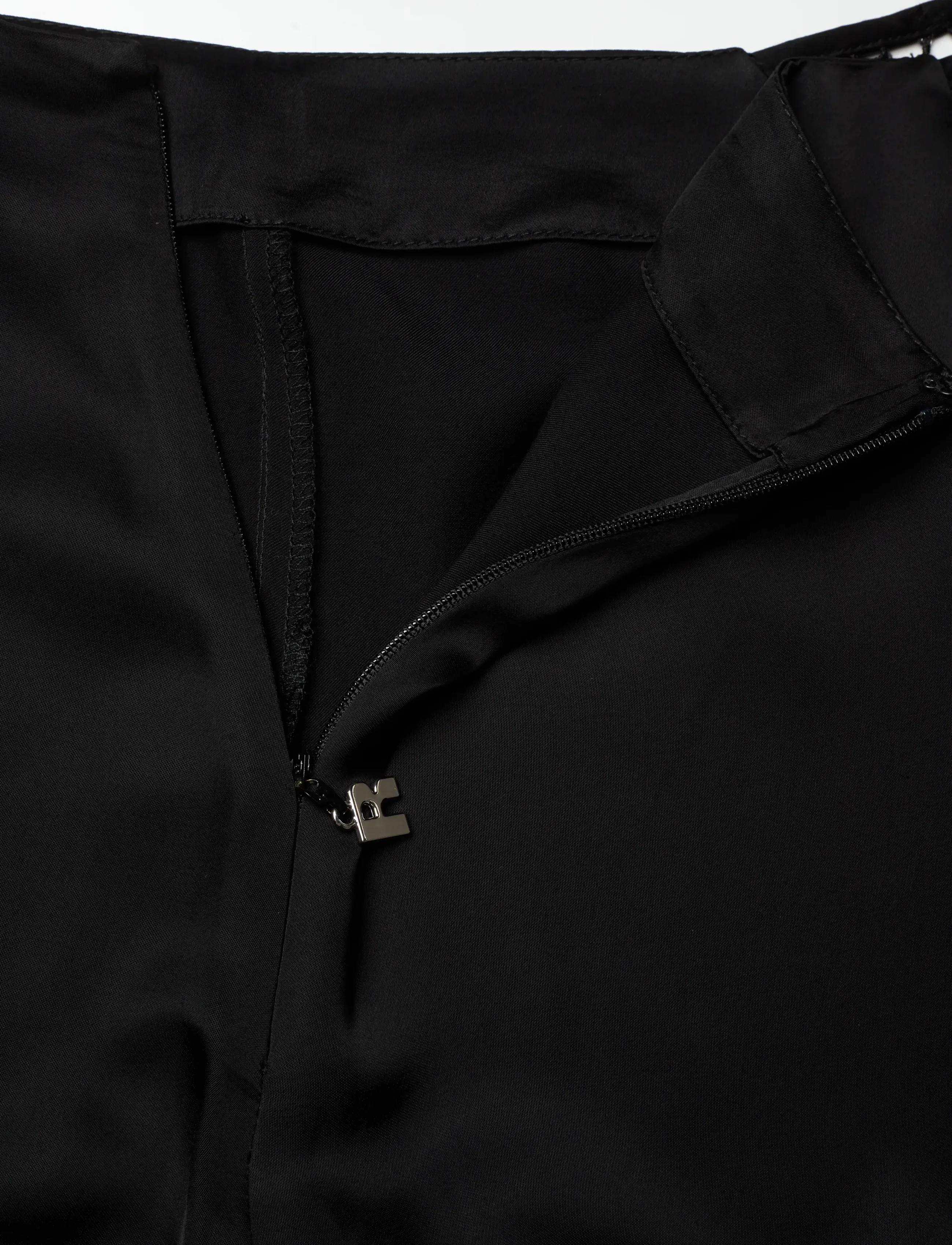 ROTATE - MID WAIST FLARED PANTS - Útvíðar buxur - black - 2