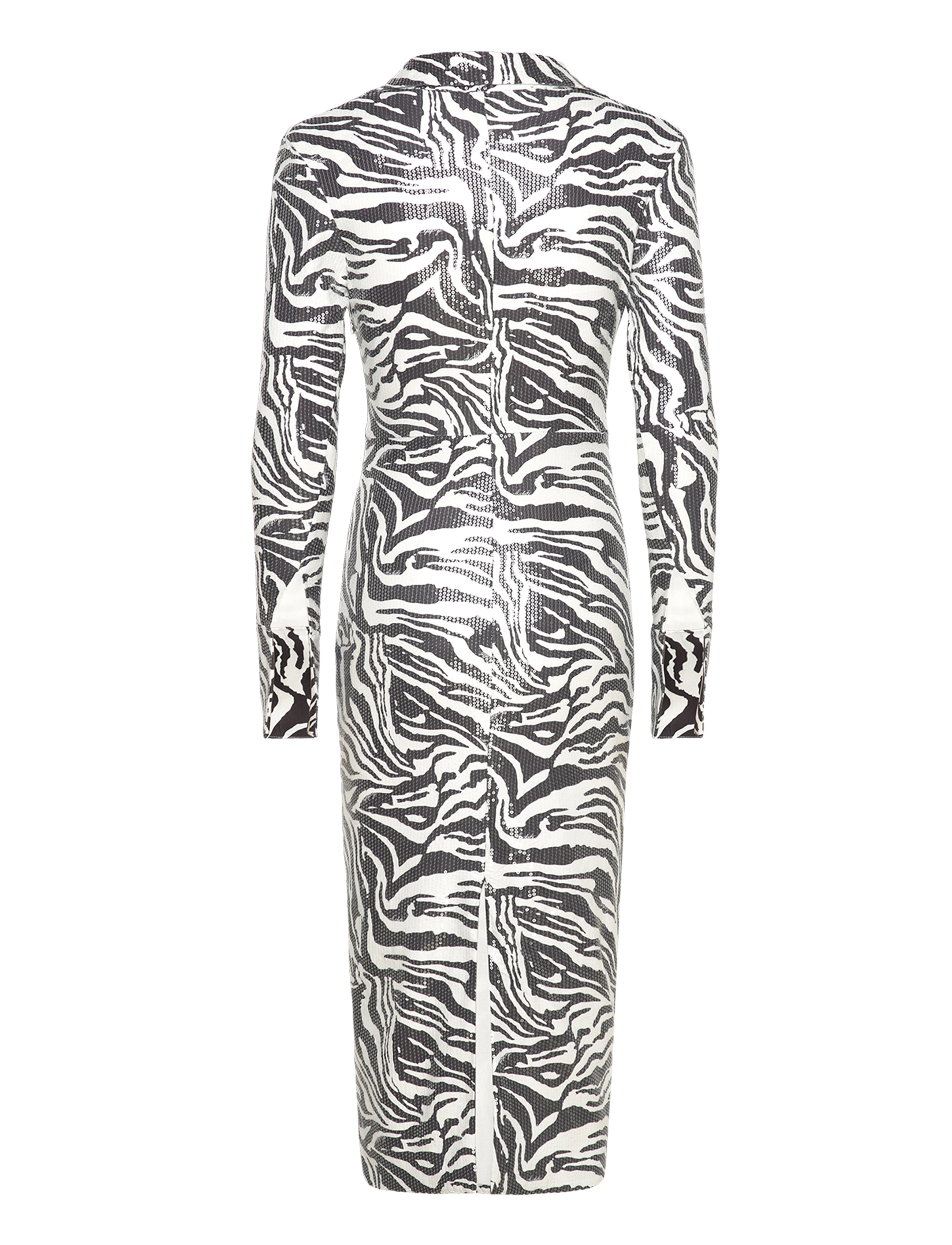 Sequins Midi Shirt Dress 2