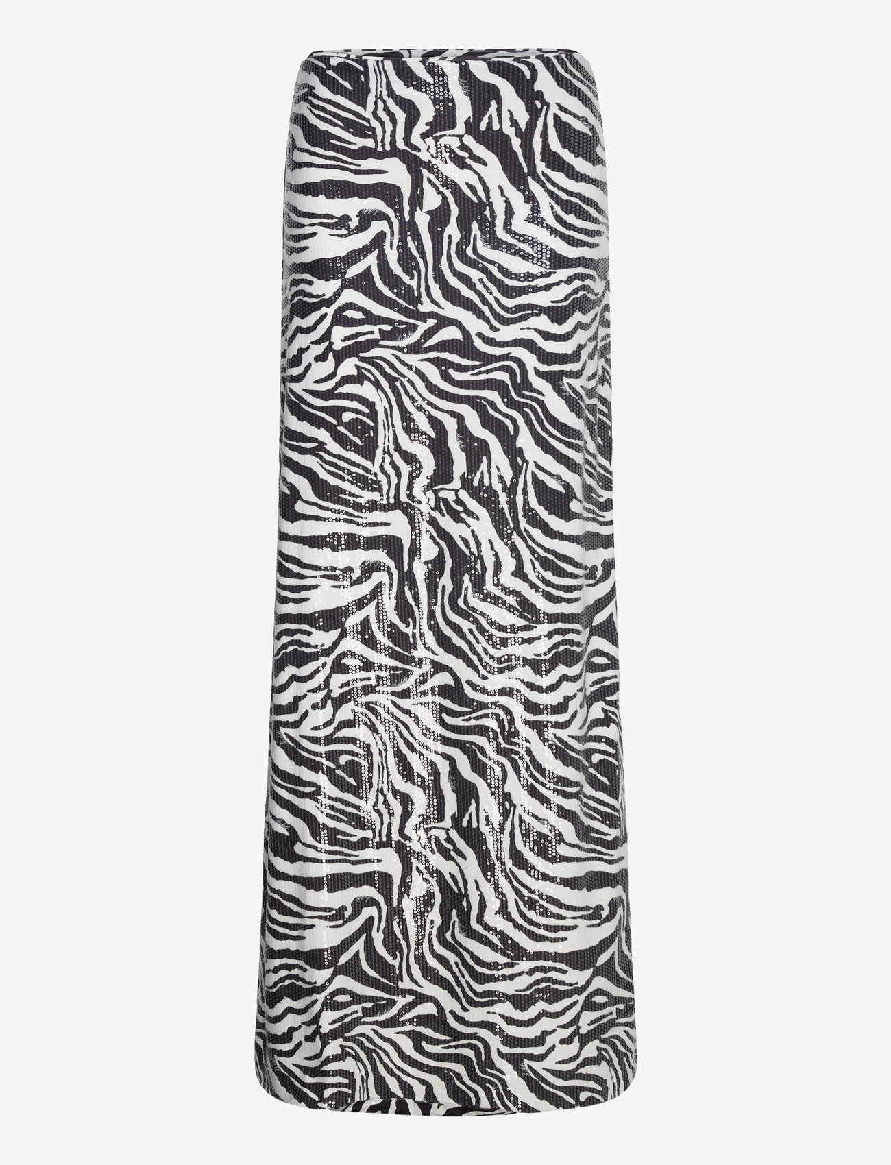ROTATE Birger Christensen - SEQUINS MAXI SKIRT - pailletten-röcke - bright white - 0