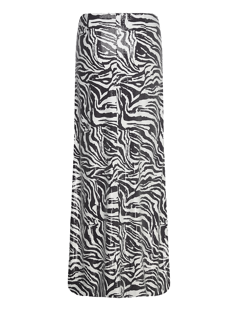 ROTATE Birger Christensen - SEQUINS MAXI SKIRT - pailletten-röcke - bright white - 1